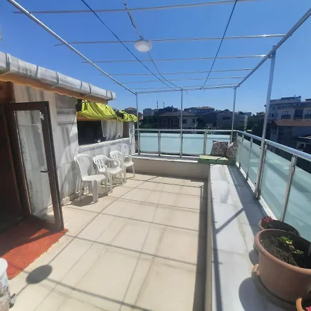 Penthouse,wood Wall,barbecue Roof Garden,authentic * Стамбул